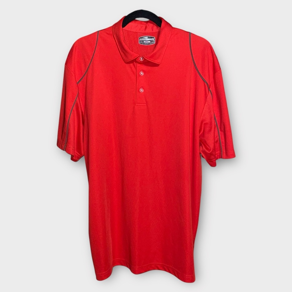 Grand Slam Men’s Red Golf Polo Shirt